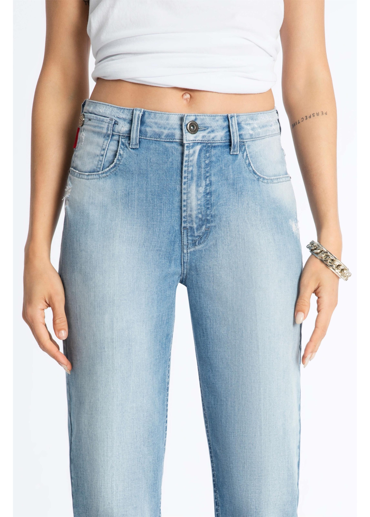 Calça Jeans Heaven Blue 1831-Lav.Claro C/ Used