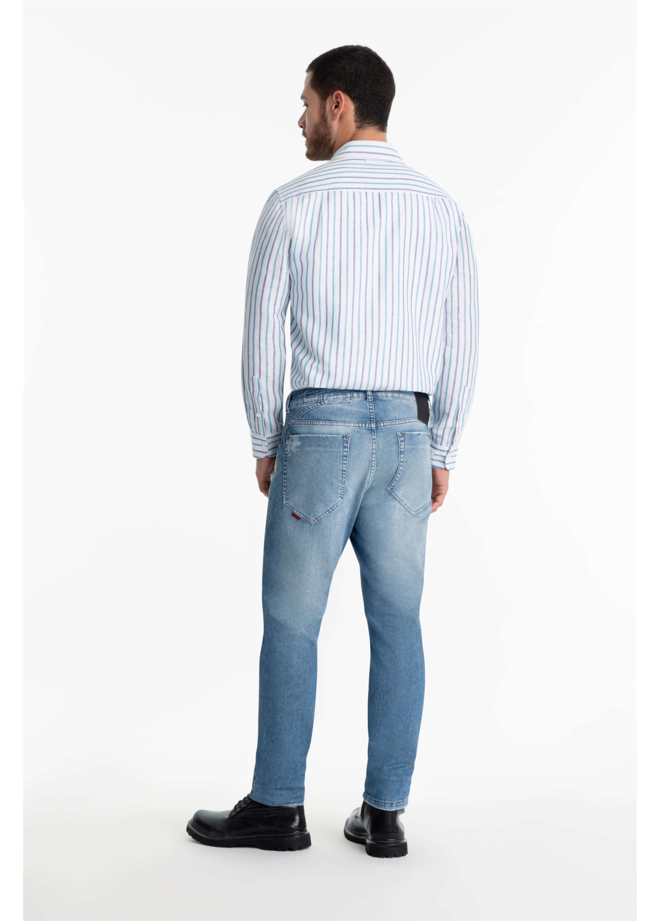 Calça Jeans Heaven Blue Rock Pala 1484 Lav.Claro C/ Used