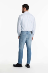 Calça Jeans Heaven Blue Rock Pala 1484 Lav.Claro C/ Used