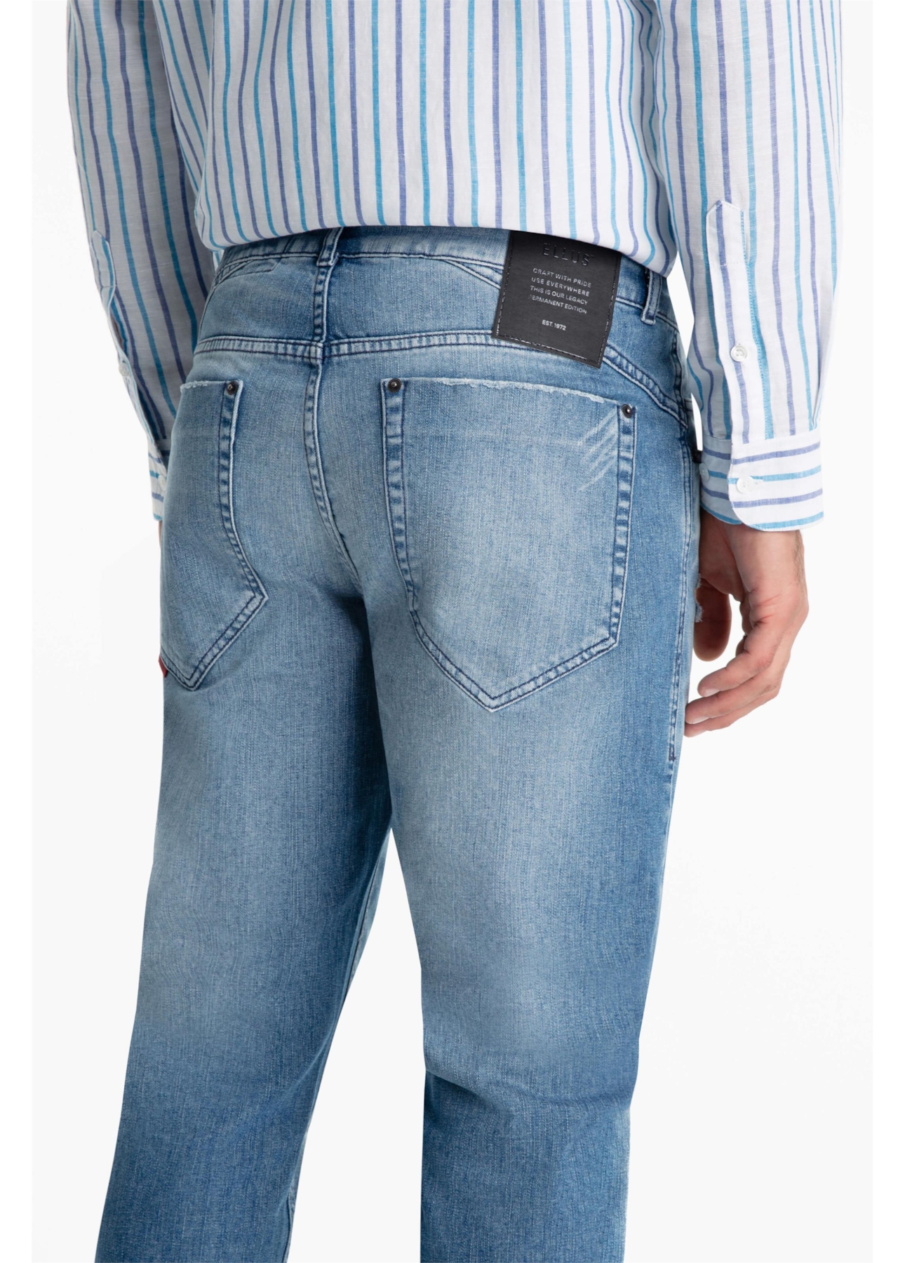 Calça Jeans Heaven Blue Rock Pala 1484 Lav.Claro C/ Used
