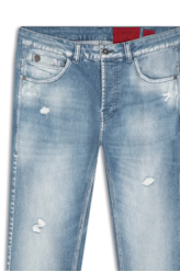 Calça Jeans Heaven Blue Rock Pala 1484 Lav.Claro C/ Used
