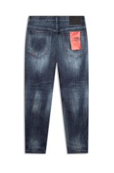 Calça Jeans High Comfort Classic 1688- Lav.Esc. C/Cerzidos
