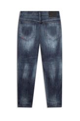 Calça Jeans High Comfort Classic 1688- Lav.Esc. C/Cerzidos