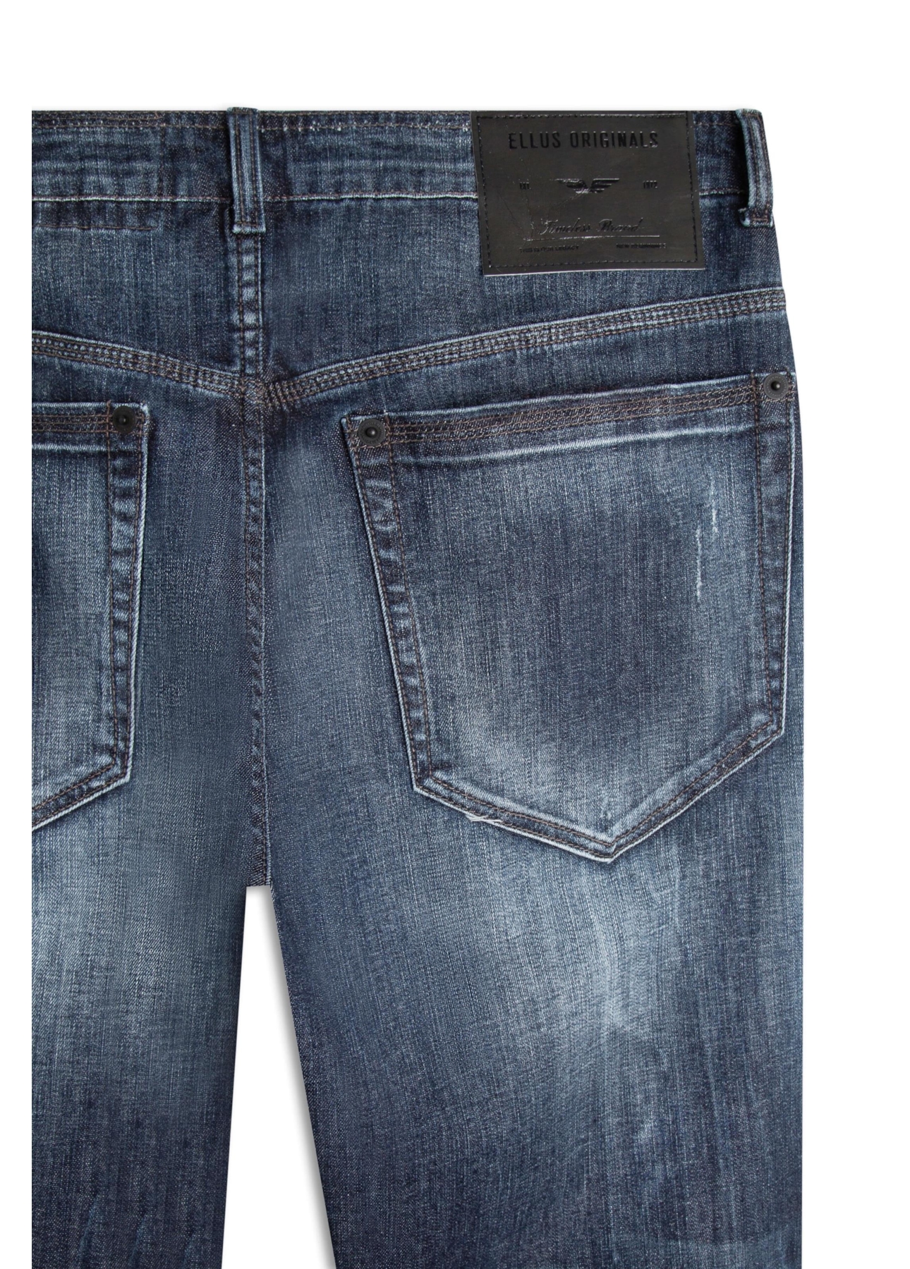 Calça Jeans High Comfort Classic 1688- Lav.Esc. C/Cerzidos