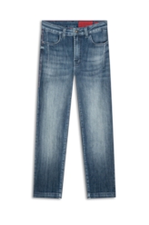 Calça Jeans High Comfort Dark Indigo Rihanna Lav. Escuro C/ Used