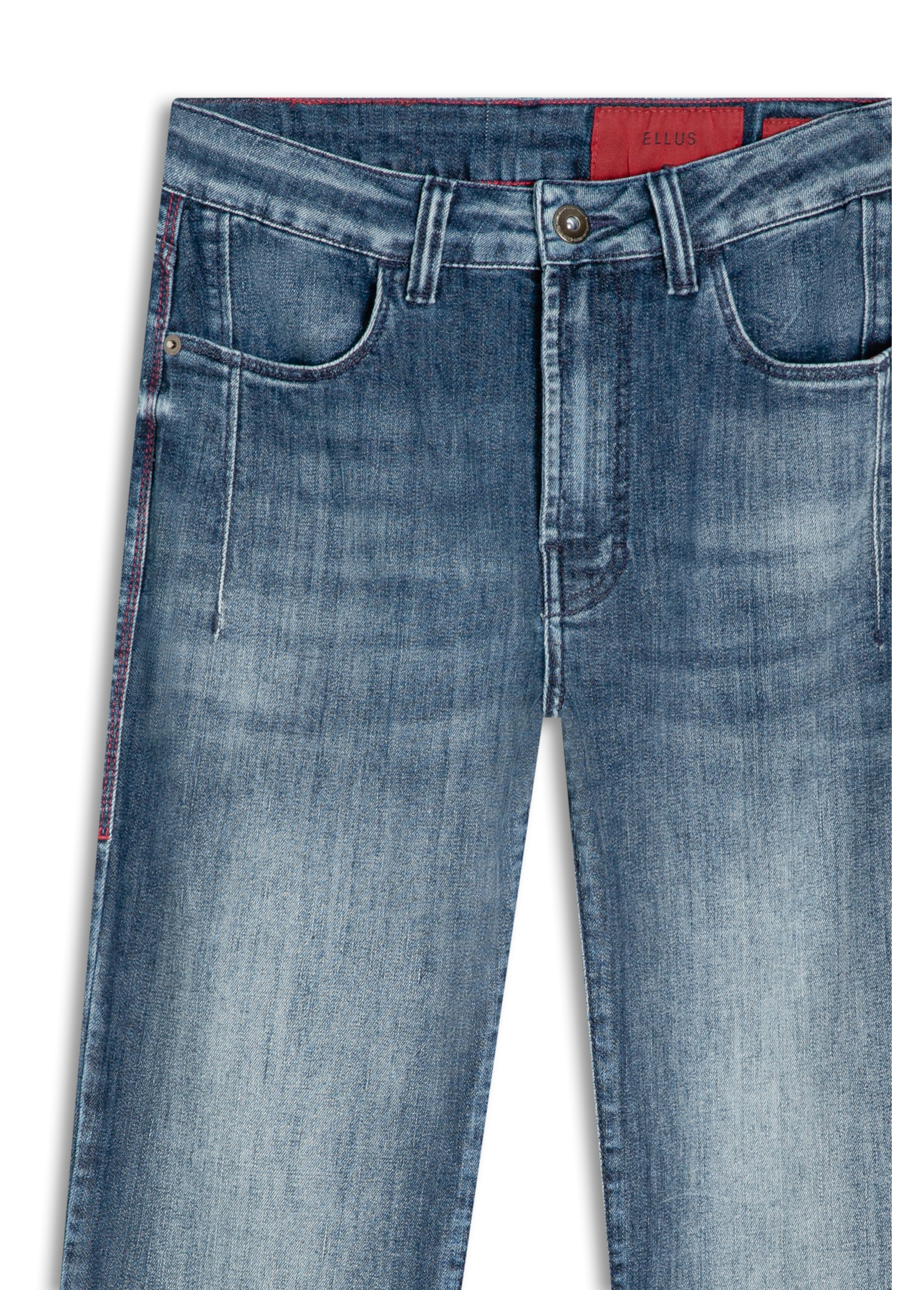 Calça Jeans High Comfort Dark Indigo Rihanna Lav. Escuro C/ Used