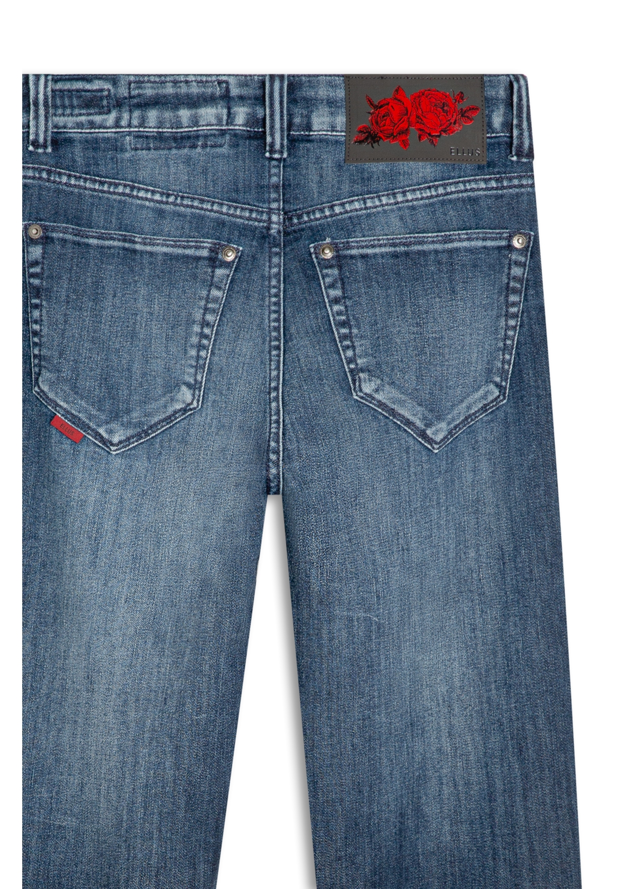 Calça Jeans High Comfort Dark Indigo Rihanna Lav. Escuro C/ Used