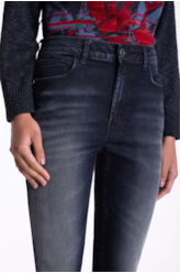 Calça Jeans High Comfort Dark Indigo Skinny 1763-Lav.Escuro C/3d