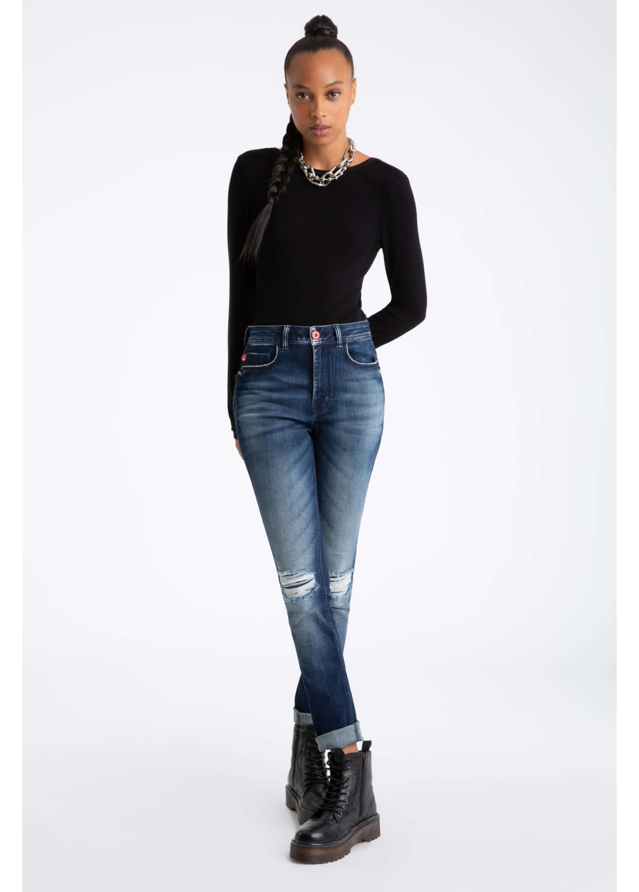 Calça Jeans High Comfort Indigo Hiper Skinny                                         