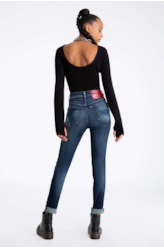 Calça Jeans High Comfort Indigo Hiper Skinny                                         