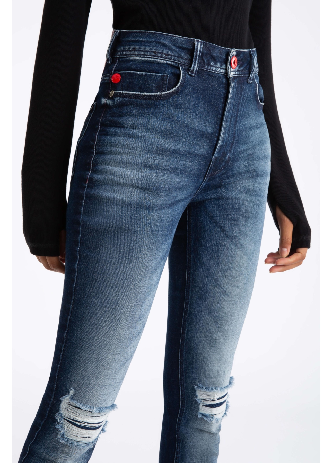 Calça Jeans High Comfort Indigo Hiper Skinny                                         