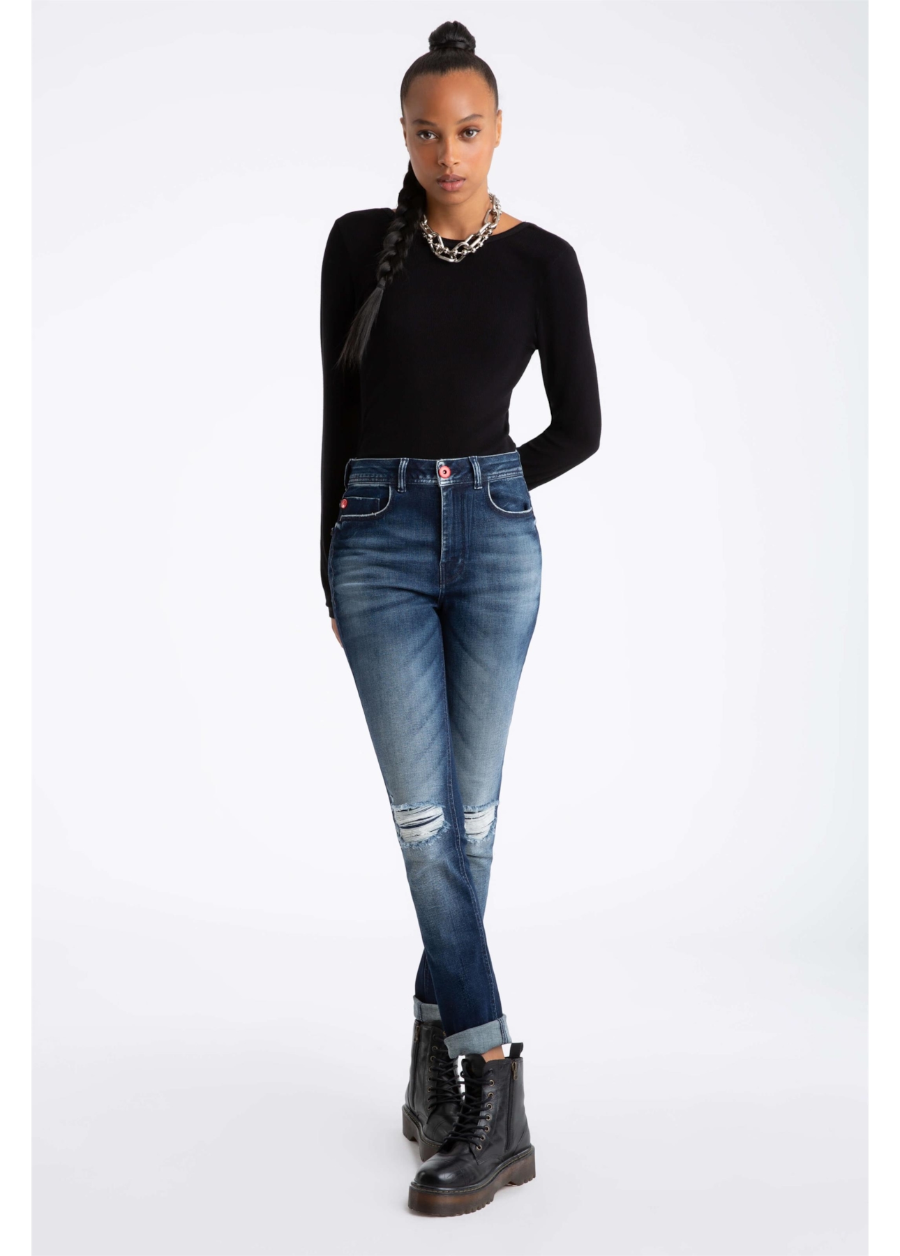 Calça Jeans High Comfort Indigo Hiper Skinny                                         