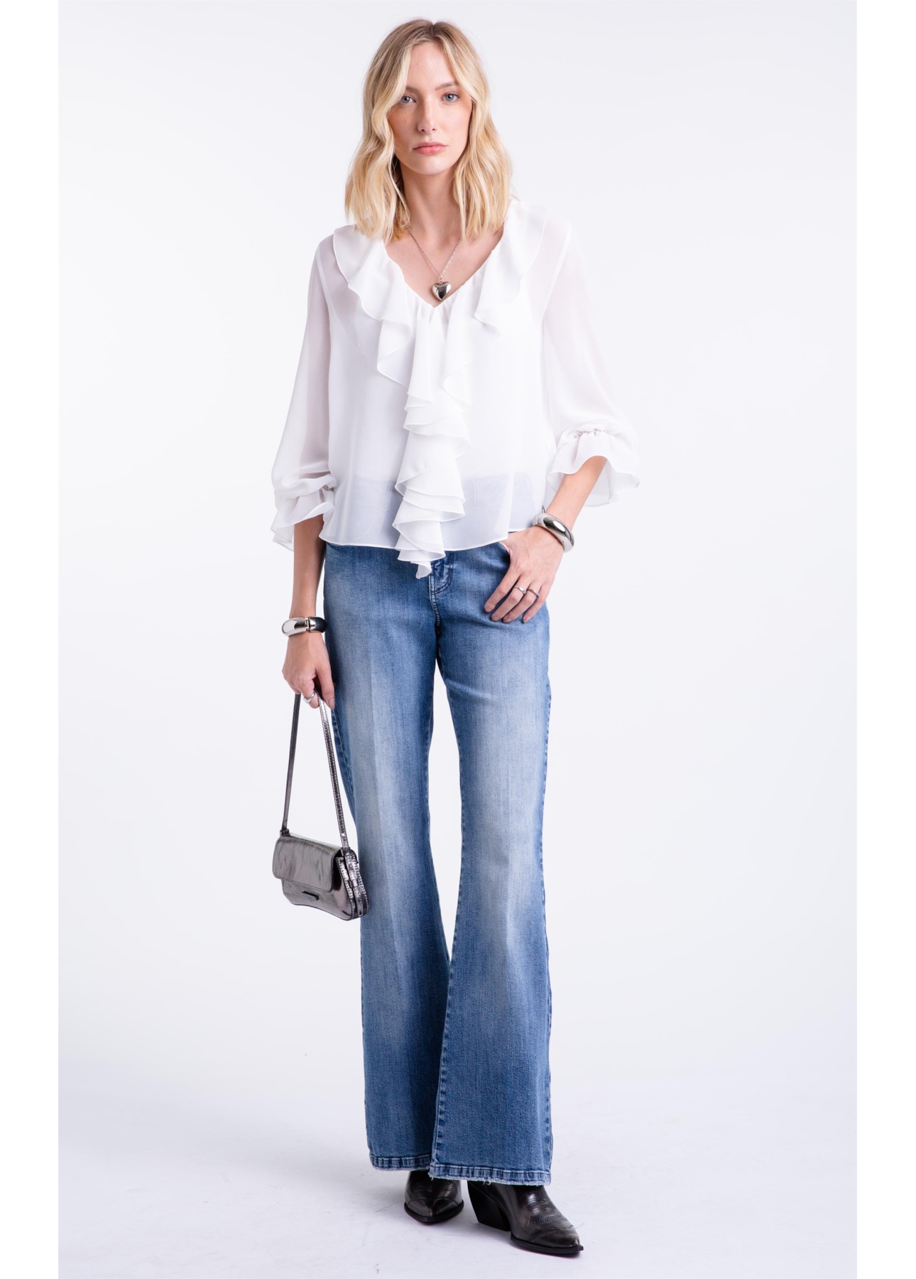 Calça Jeans High Comfort Lav.Claro C/Used