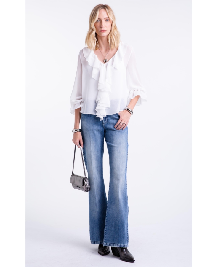 Calça Jeans High Comfort Lav.Claro C/Used
