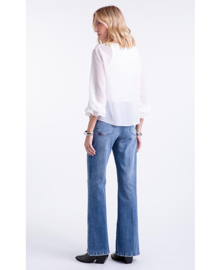 Calça Jeans High Comfort Lav.Claro C/Used