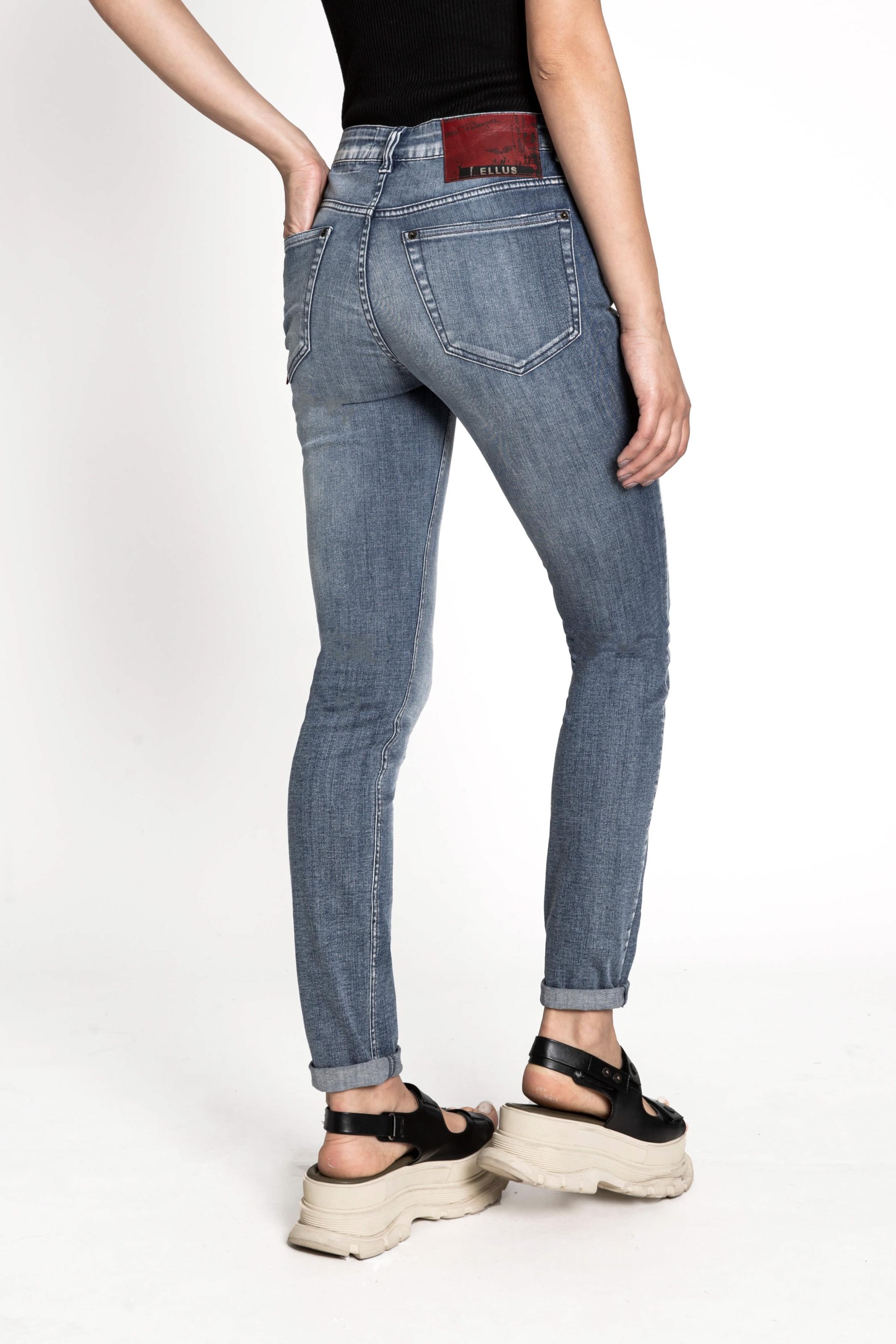 Calça Jeans High Comfort Light Blue Gisele 1458 Lav.Claro C/ Rebolo