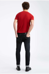 Calça Jeans High Comfort Nero Skinny 1536-Lav.Escuro C/Pig.Pt