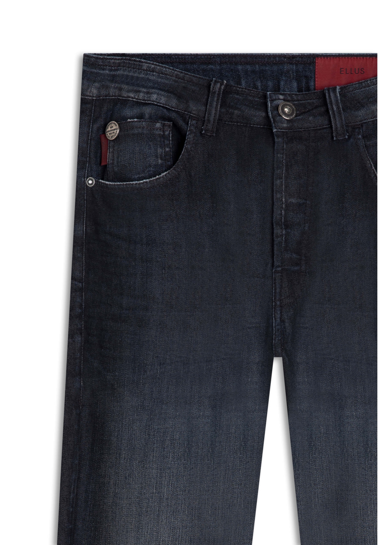 Calça Jeans High Comfort Rock 1881 Lav. Escuro+jato+3d
