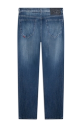 Calça Jeans High Comfort Slim Lav. Médio C/ Matiz