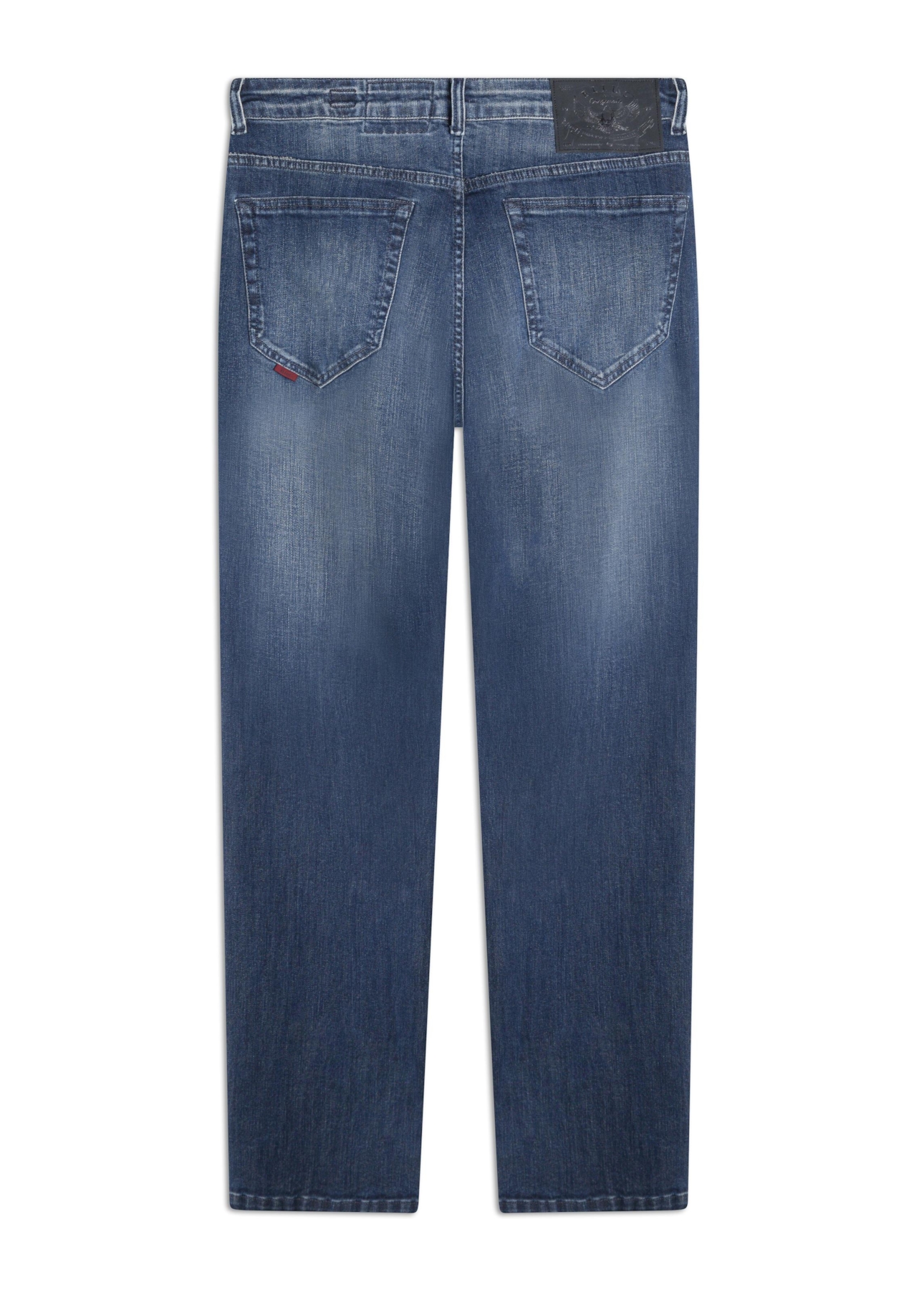 Calça Jeans High Comfort Slim Lav. Médio C/ Matiz