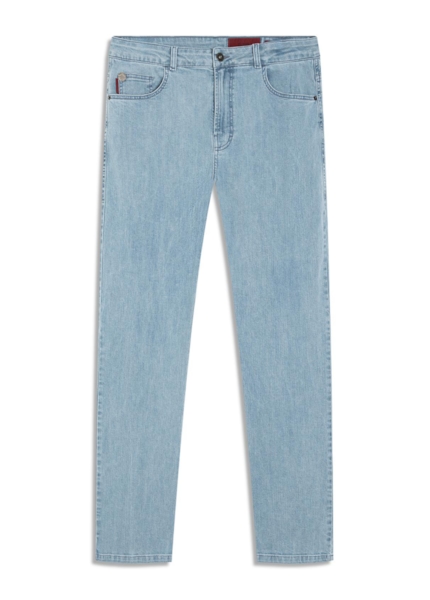 Calça Jeans High Comfort Stretch (Classic) 5 Pockets Lav. Claro Total