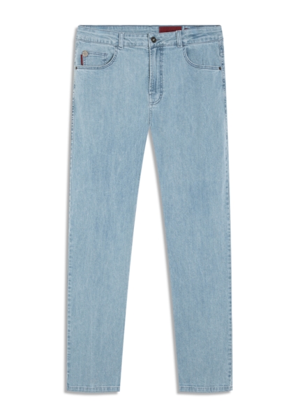 Calça Jeans High Comfort Stretch (Classic) 5 Pockets Lav. Claro Total