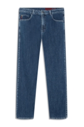 Calça Jeans High Comfort Stretch (Classic) 5 Pockets Lav.Medio Total