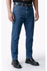 Calça Jeans High Comfort Stretch (Classic) 5 Pockets Lav.Medio Total