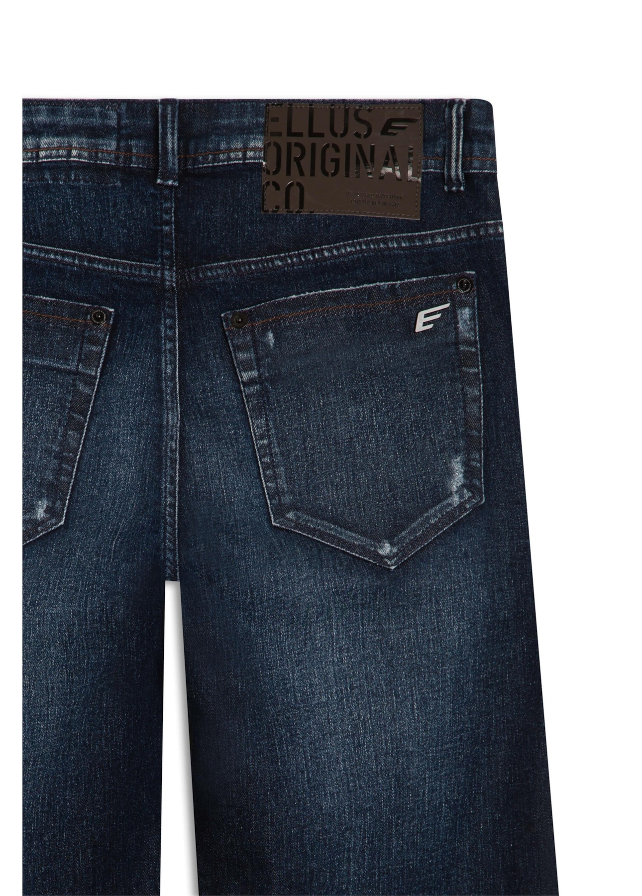 Calça Jeans High Comfort Stretch Dark Slouch 1719-Lav.Escuro C/ Puidos