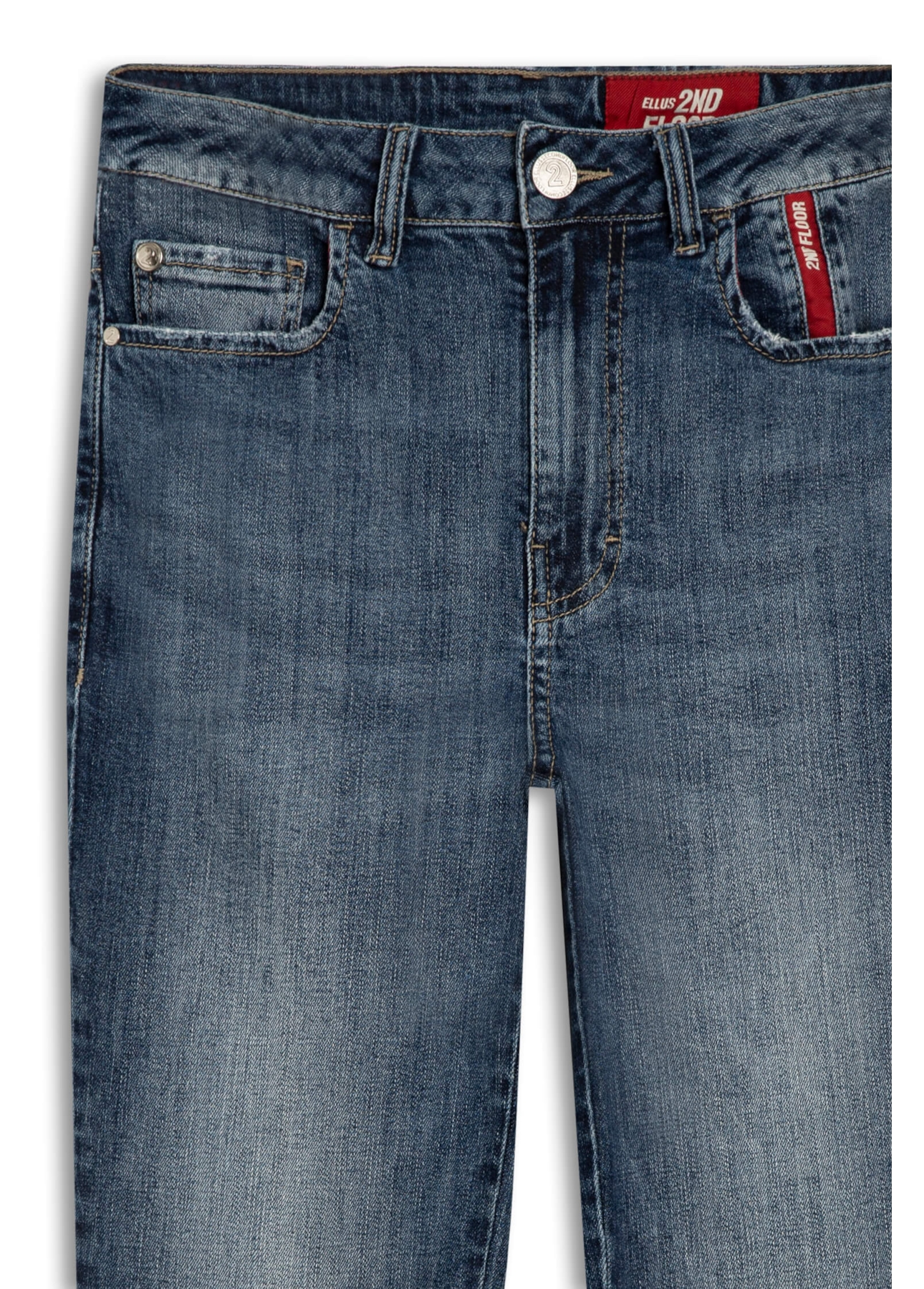 Calça Jeans High Comfort Stretch (Hiper Skinny) Lav. S48 Lav.Medio C/ Used