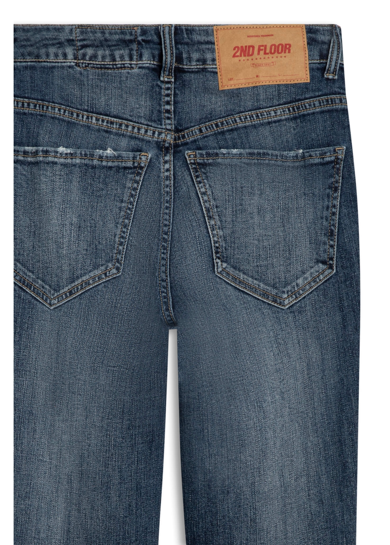 Calça Jeans High Comfort Stretch (Hiper Skinny) Lav. S48 Lav.Medio C/ Used
