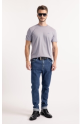 Calça Jeans High Comfort Stretch (Skinny) 5 Pockets Lav.Medio Total