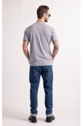 Calça Jeans High Comfort Stretch (Skinny) 5 Pockets Lav.Medio Total