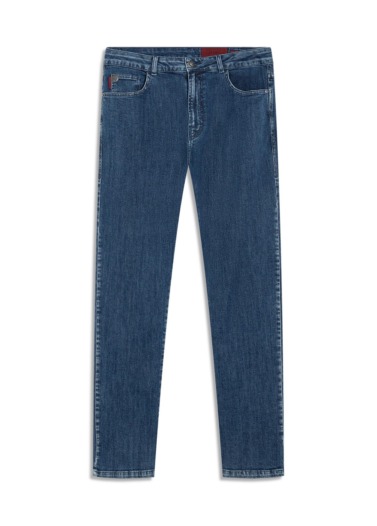 Calça Jeans High Comfort Stretch (Skinny) 5 Pockets Lav.Medio Total