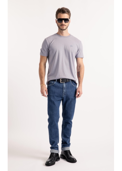 Calça Jeans High Comfort Stretch (Skinny) 5 Pockets Lav.Medio Total