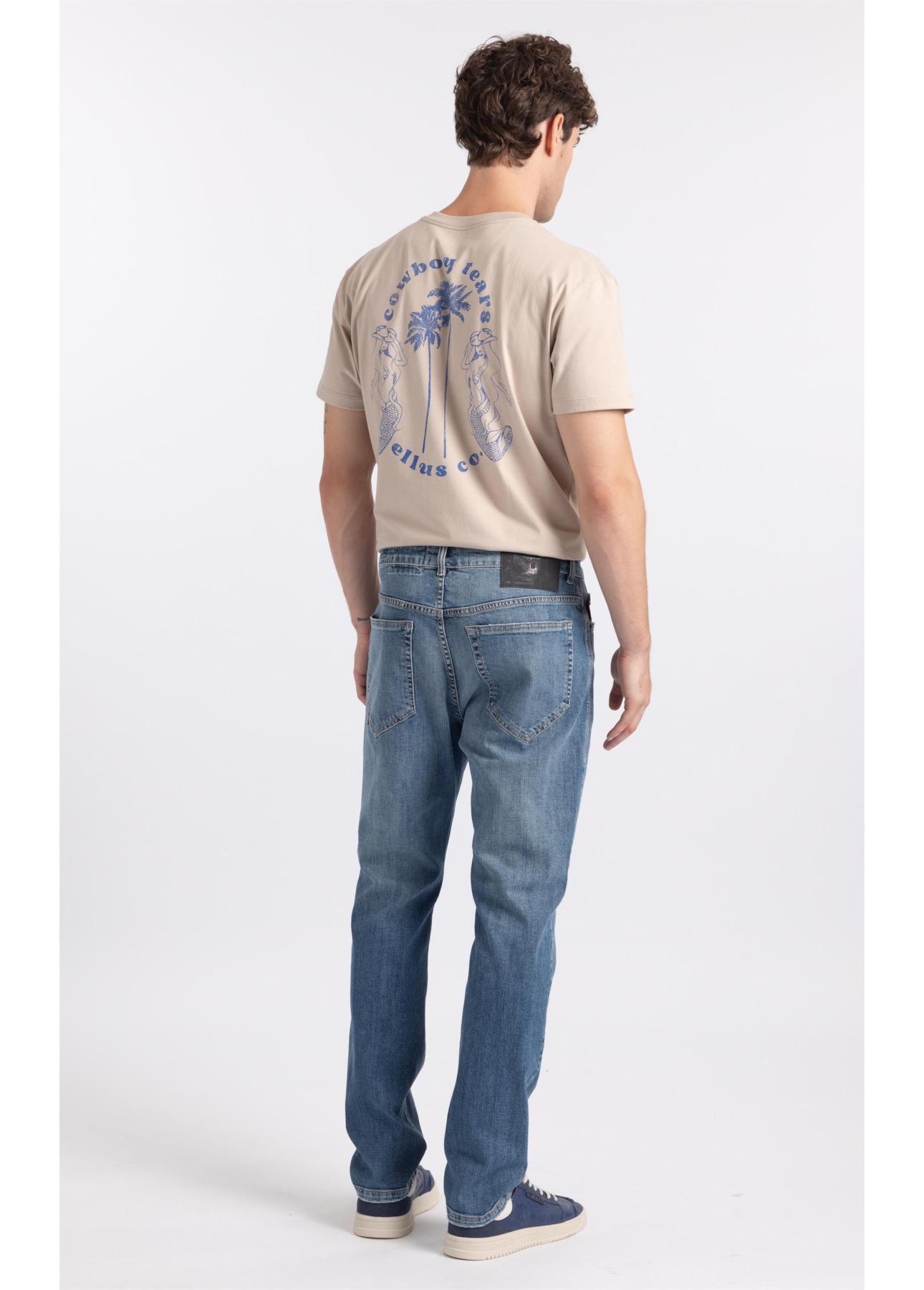 Calça Jeans High Comfort Stretch Skinny Lav. Médio C/Used