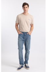 Calça Jeans High Comfort Stretch Skinny Lav. Médio C/Used