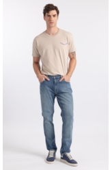 Calça Jeans High Comfort Stretch Skinny Lav. Médio C/Used
