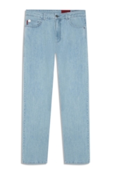 Calça Jeans High Comfort Stretch (Slim) 5 Pockets Lav. Claro