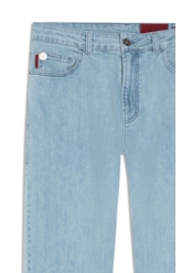 Calça Jeans High Comfort Stretch (Slim) 5 Pockets Lav. Claro