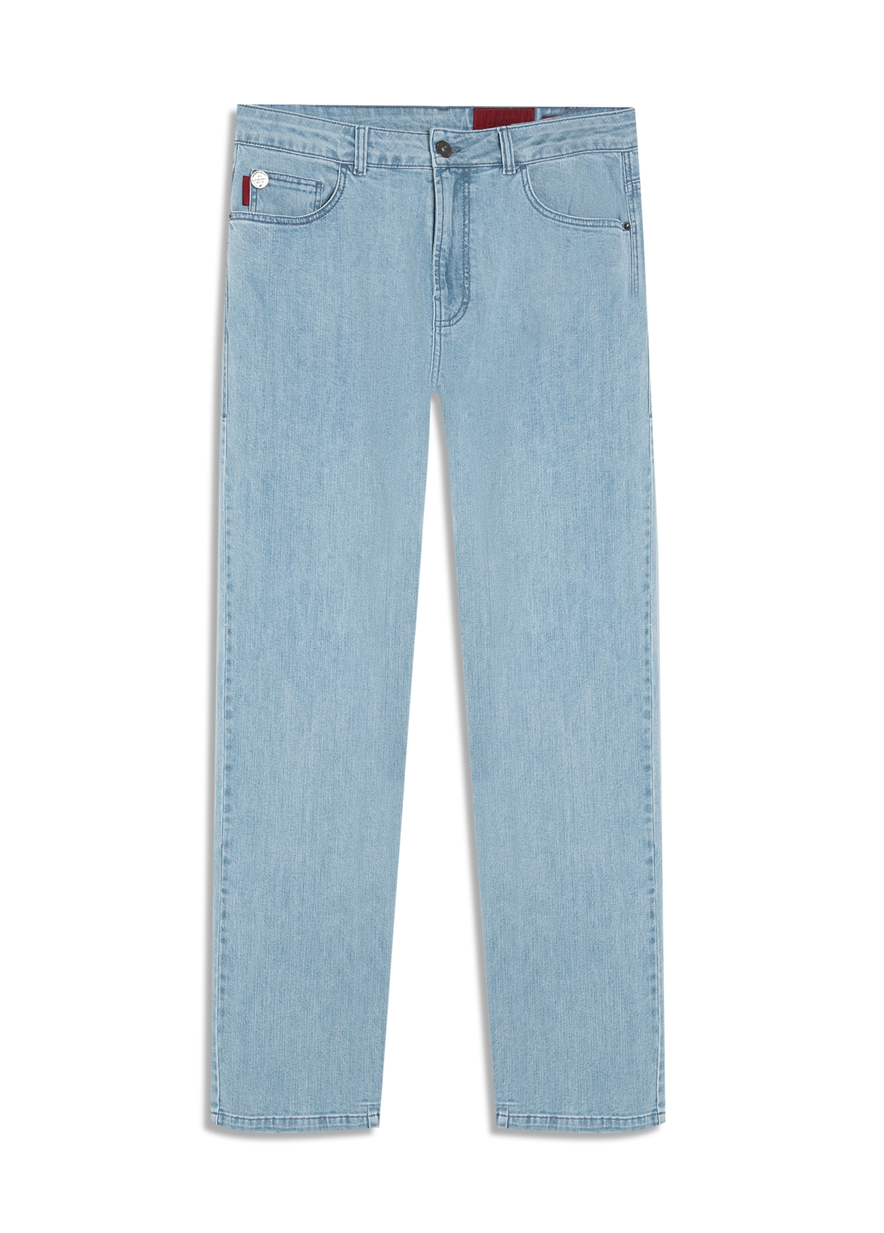 Calça Jeans High Comfort Stretch (Slim) 5 Pockets Lav. Claro