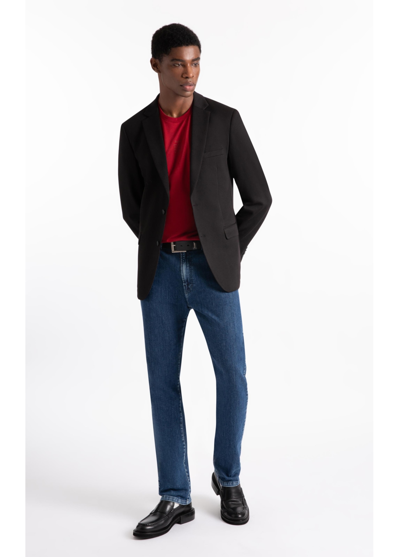 Calça Jeans High Comfort Stretch (Slim) 5 Pockets Lav.Medio