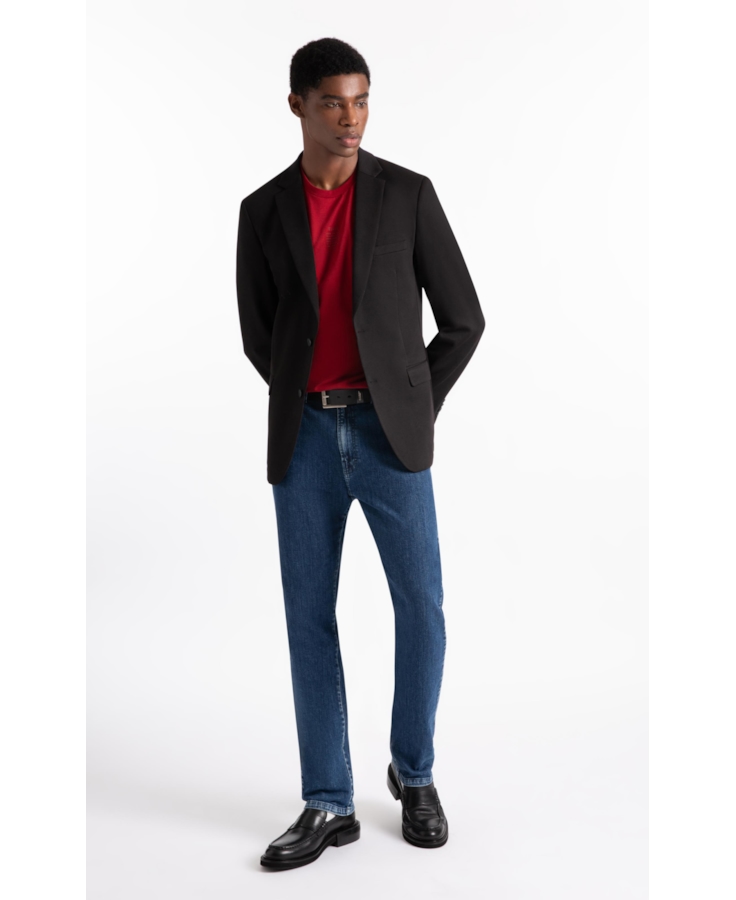 Calça Jeans High Comfort Stretch (Slim) 5 Pockets Lav.Medio