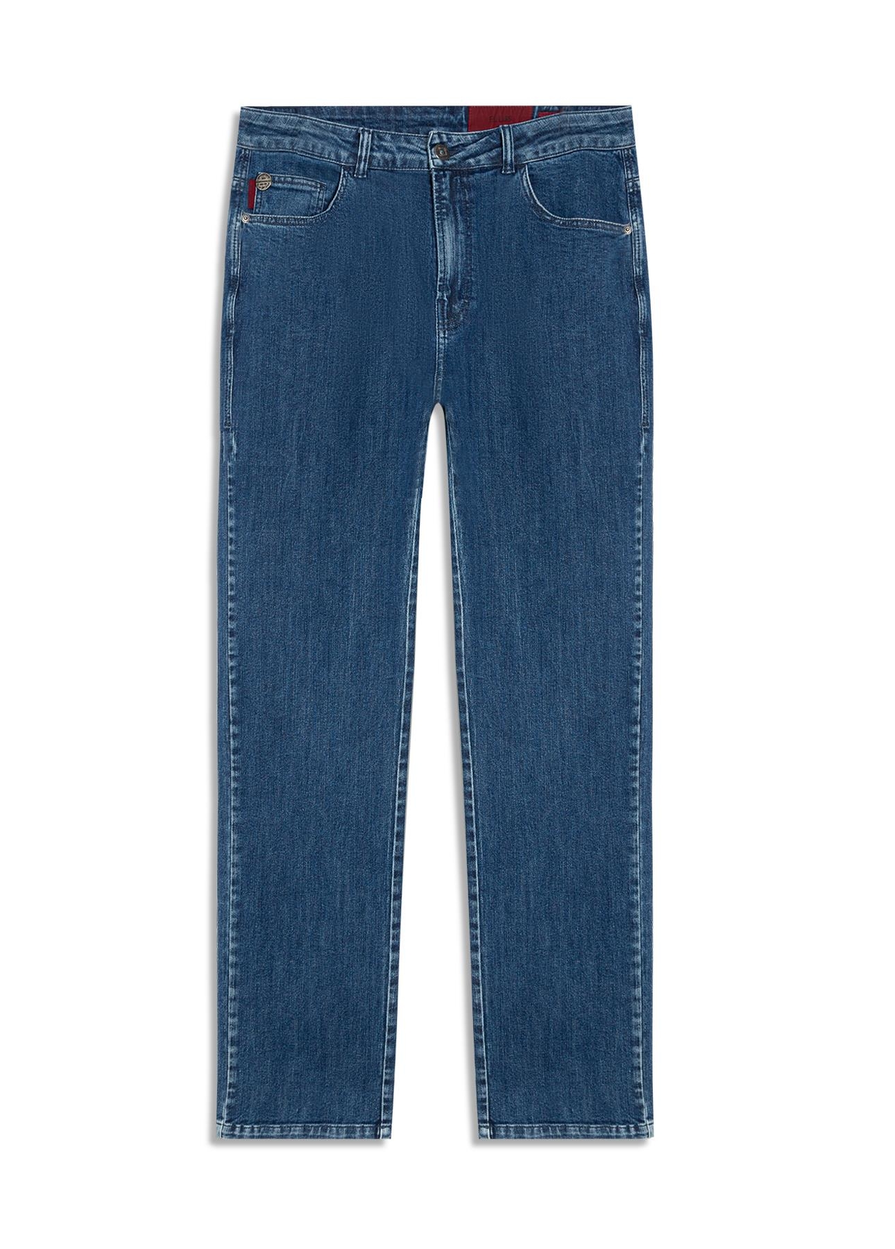 Calça Jeans High Comfort Stretch (Slim) 5 Pockets Lav.Medio