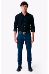 Calça Jeans High Comfort Stretch (Slim) 5 Pockets Lav.Medio
