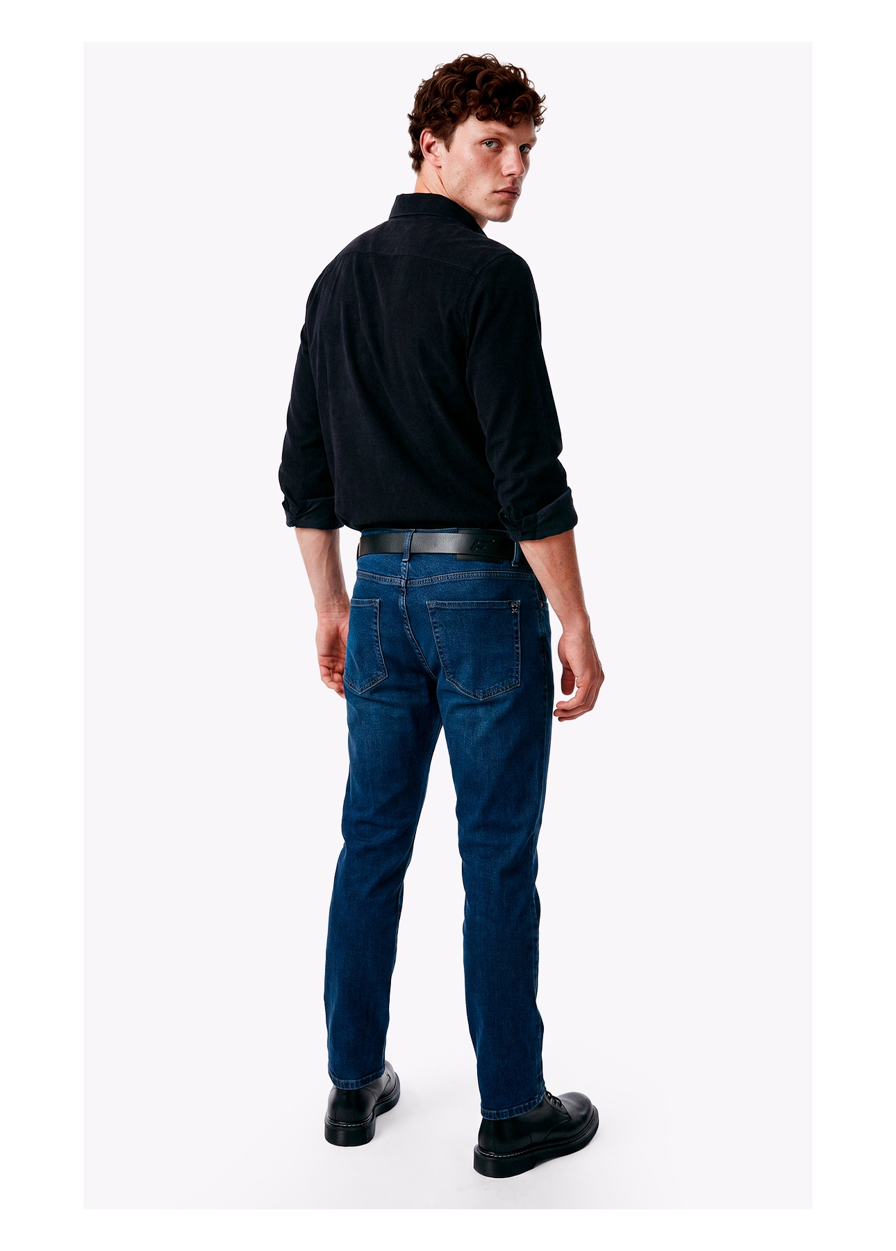 Calça Jeans High Comfort Stretch (Slim) 5 Pockets Lav.Medio