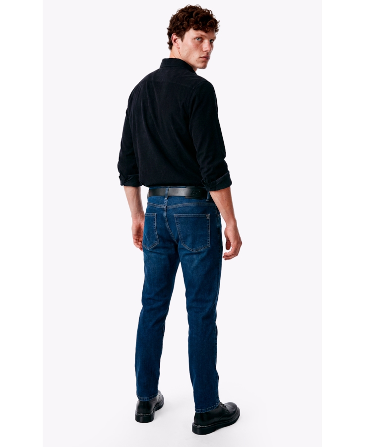 Calça Jeans High Comfort Stretch (Slim) 5 Pockets Lav.Medio