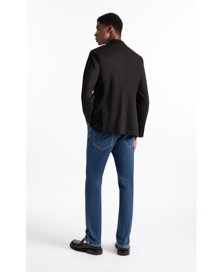 Calça Jeans High Comfort Stretch (Slim) 5 Pockets Lav.Medio Total
