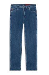Calça Jeans High Comfort Stretch (Slim) 5 Pockets Lav.Medio Total