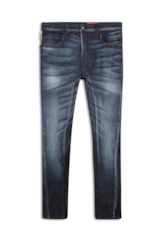 Calça Jeans Indigo Motorcycle 1614-Lav.Escuro C/ 3d